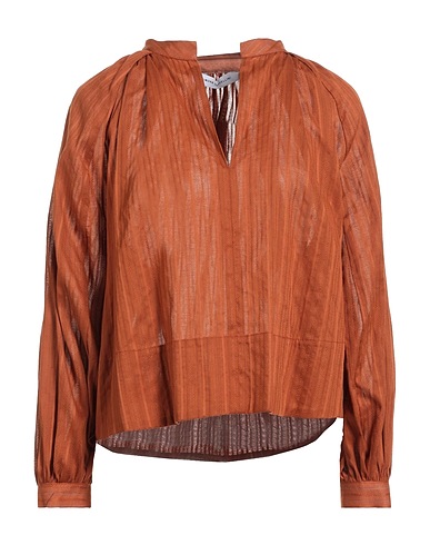 SIMONA CORSELLINI Top Brown 100% Cotton