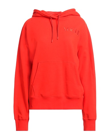 PUMA x VOGUE Hooded sweatshirt PUMA x VOGUE Hoodie TR
 Tomato red 97% Cotton, 3% Elastane