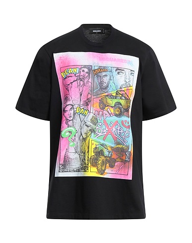 DSQUARED2 T-shirt Black 100% Cotton