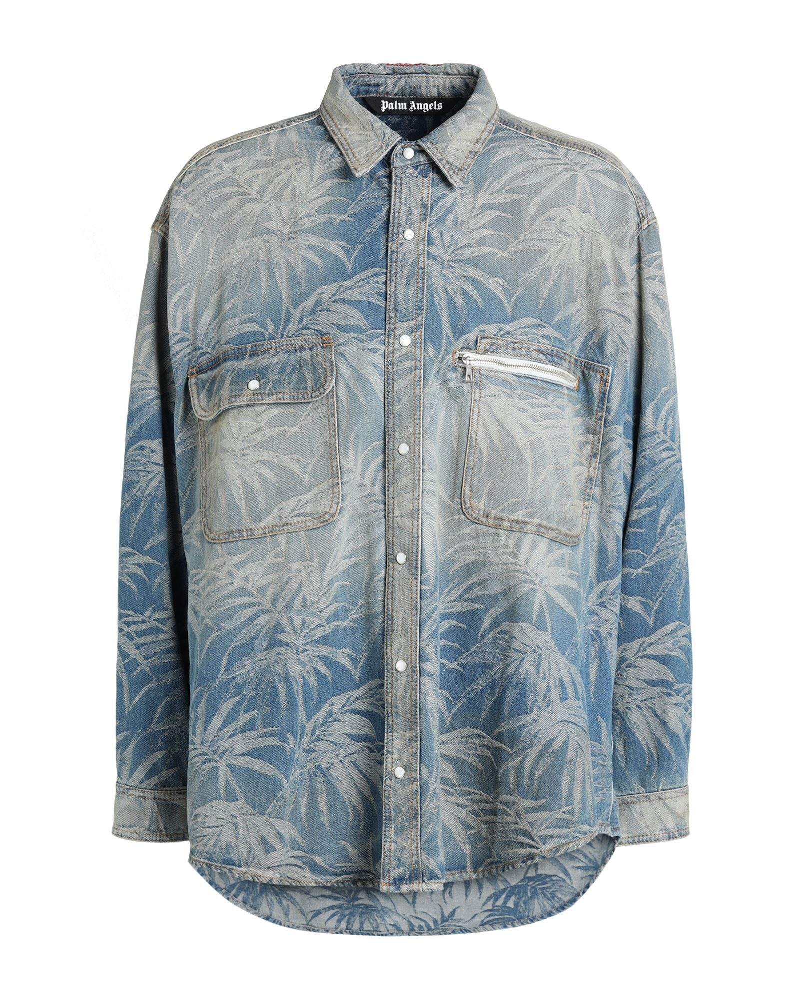 PALM ANGELS - Denim shirts