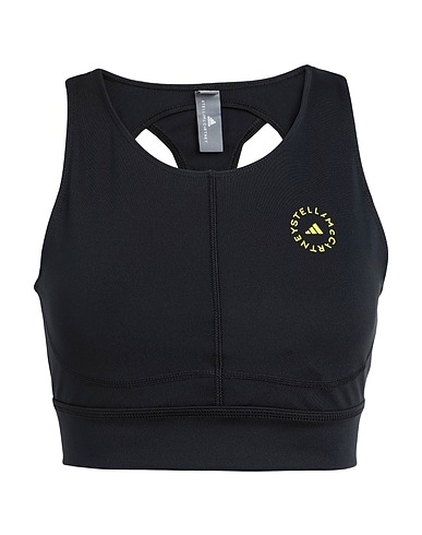 ADIDAS by STELLA McCARTNEY Crop top ASMC TPR CROP
 Black 79% Recycled polyester, 21% Elastane