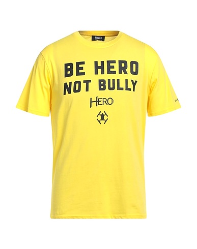 HEROS Basic T-Shirt Yellow 100% Cotton