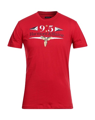 HARMONT & BLAINE T-shirt Red 100% Cotton