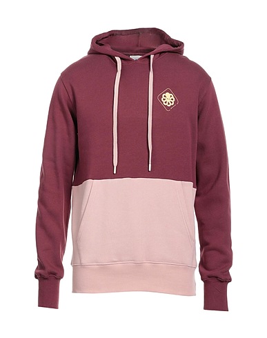 JONSEN ISLAND Hooded sweatshirt DIAMOND BIG SWEAT HOODIE
 Burgundy 100% Organic cotton