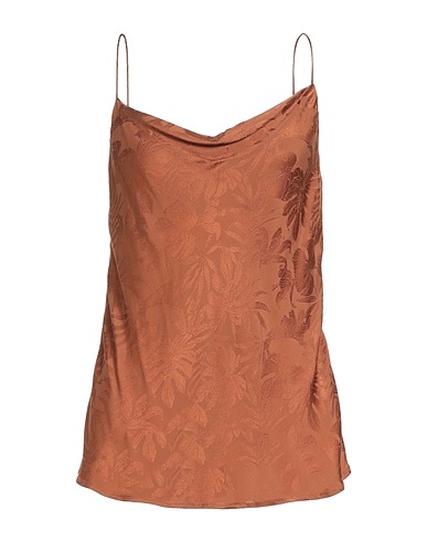 SIMONA CORSELLINI Cami Brown 100% Viscose
