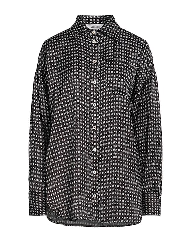 DIMORA Patterned shirts & blouses Black 100% Viscose