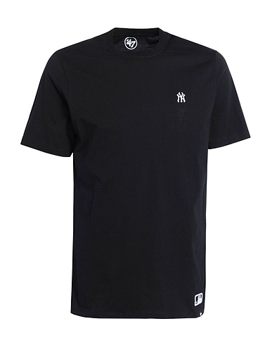 '47 Basic T-Shirt '47 T-shirt m.c. Echo Base Runner New York Yankees
 Black 100% Cotton