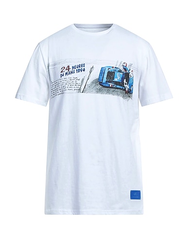 BUGATTI T-Shirt Weiß 100% Baumwolle