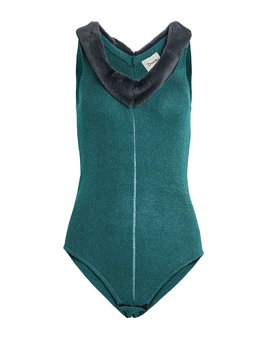 DIXIE TOPWEAR Deep teal 80% Viscose, 11% Polyamide, 9% Metallic fiber