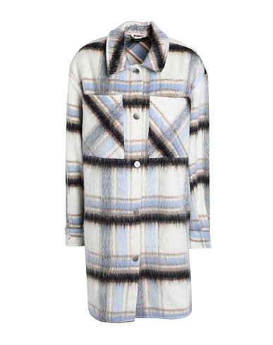 ONLY Checked shirt Beige 100% Polyester
