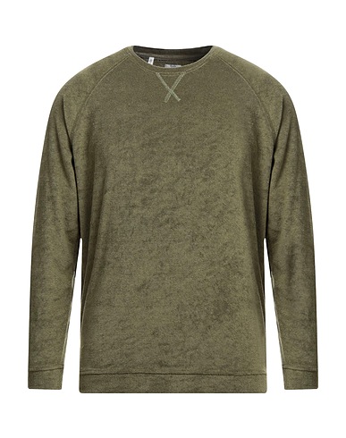 R3D WÖÔD Sweatshirt Military green 70% Cotton, 30% Polyester