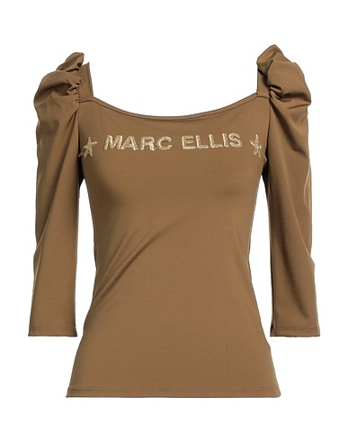 MARC ELLIS T-shirt Khaki 70% Poliestere, 30% Fibre elastiche