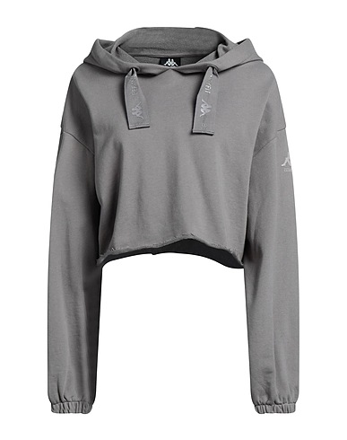 KAPPA Hooded sweatshirt Grey 80% Cotton, 20% Polyester