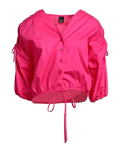 PINKO Solid color shirts & blouses Fuchsia 100% Cotton