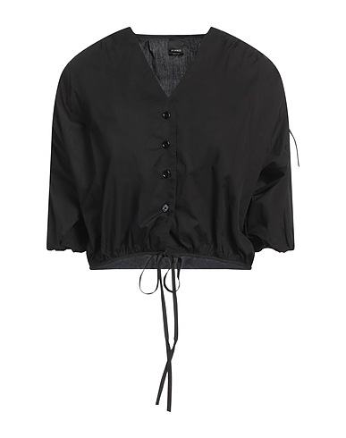 PINKO Solid color shirts & blouses Black 100% Cotton