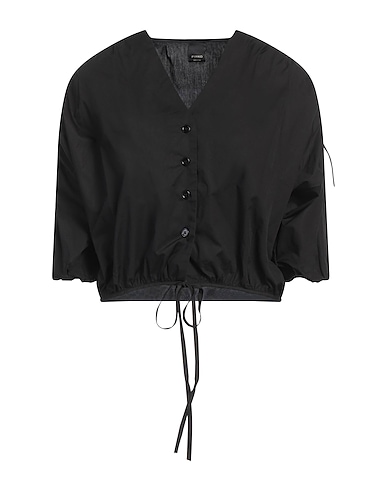 PINKO Solid color shirts & blouses NERO 100% Cotton