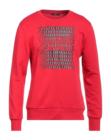 CAVALLI CLASS Sweatshirt Red 100% Cotton