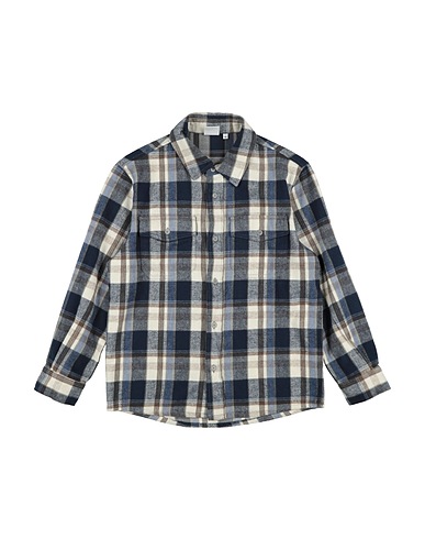 ASPESI Patterned shirt Navy blue 100% Cotton