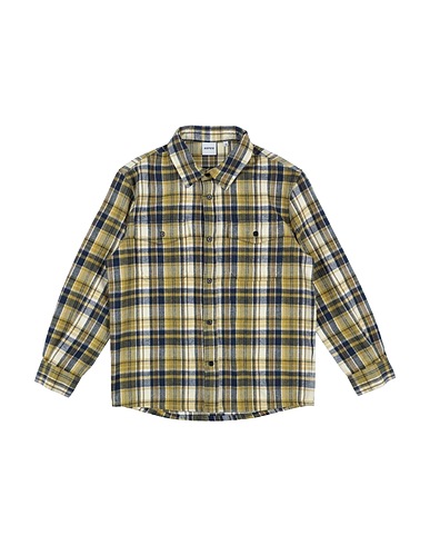 ASPESI Camicia fantasia Verde militare 100% Cotone