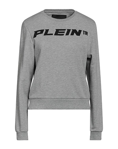 PHILIPP PLEIN Sweatshirt Grey 50% Polyester, 50% Cotton