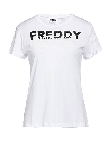 FREDDY T-shirt White 50% Cotton, 50% Modal