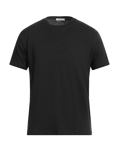 STEFAN BRANDT T-Shirt Schwarz 95% Leinen, 5% Elastan