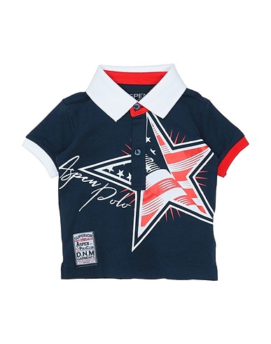 ASPEN POLO CLUB Polo shirt Midnight blue 95% Cotton, 5% Elastane