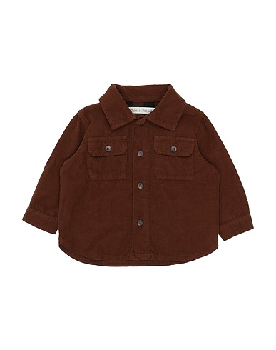 ZHOE & TOBIAH Solid colour shirt Chocolate brown 100% Cotton
