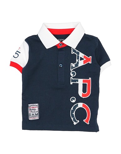 ASPEN POLO CLUB Polo shirt Midnight blue 95% Cotton, 5% Elastane