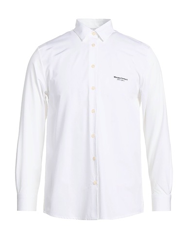 MORGAN STEWART SPORT Solid colour shirt White 100% Cotton