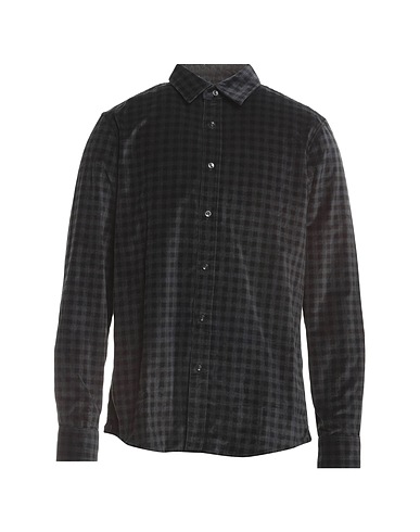 MICHAEL KORS MENS Checked shirt Midnight blue 100% Cotton