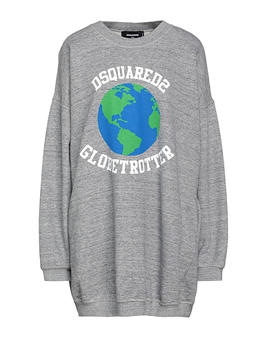 DSQUARED2 Sweatshirt Grey 100% Cotton, Elastane