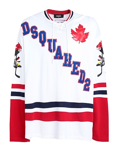 DSQUARED2 Ｔシャツ ホワイト コットン 62% / レーヨン 38%