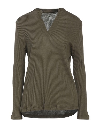 MAJESTIC FILATURES Jumper Military green 48% Cotton, 33% Modal, 13% Cashmere, 6% Elastane