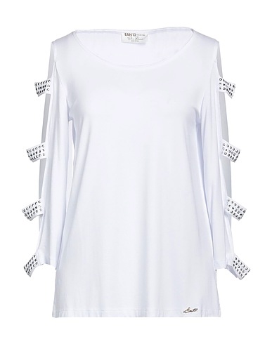 EAN 13 T-shirt White 96% Viscose, 4% Elastane