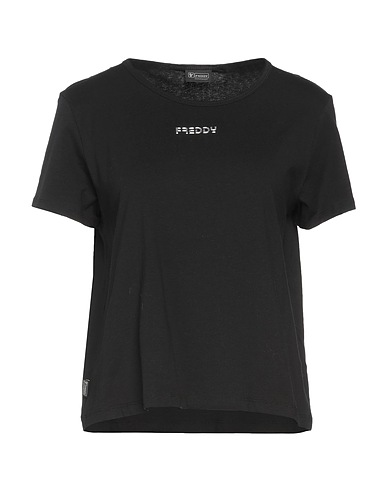 FREDDY T-Shirt Schwarz 95% Baumwolle, 5% Elastan