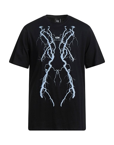 VDM VIA DE MILLE T-shirt Black 100% Cotton