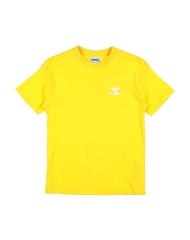 DIADORA T-Shirt Gelb 100% Baumwolle