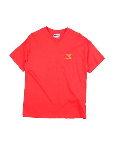 DIADORA T-shirt Rosso 100% Cotone
