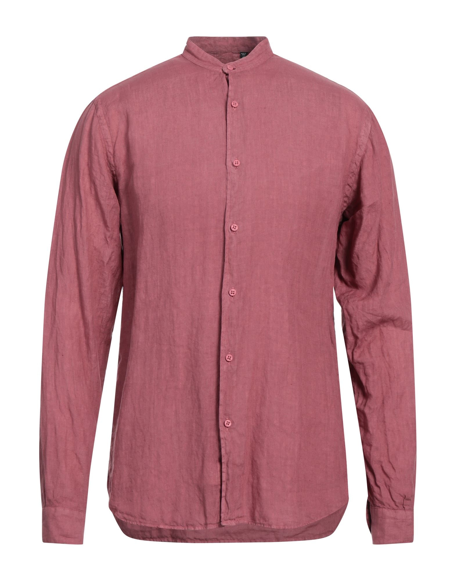 TINTORIA MATTEI 954 | Brick Men's Linen Shirt | YOOX
