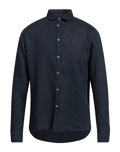 SSEINSE Camicia in lino Blu notte 100% Lino