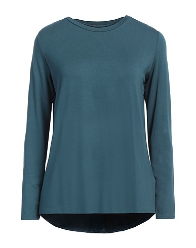MAJESTIC FILATURES T-shirt Verde petrolio 94% Viscosa, 6% Elastan
