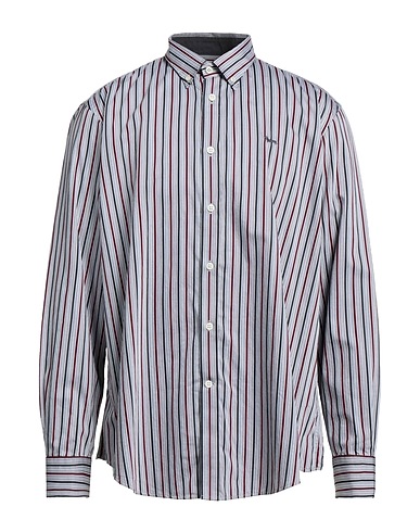 HARMONT & BLAINE Striped shirt Burgundy 100% Cotton