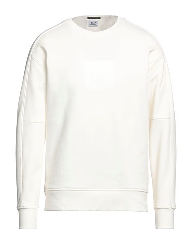 C.P. COMPANY Felpa Bianco 100% Cotone