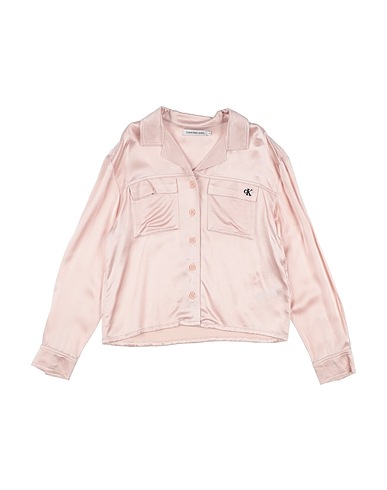 CALVIN KLEIN JEANS Solid colour shirts & blouses Pink 100% Viscose