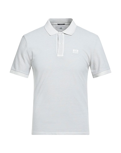 C.P. COMPANY Polo shirt Light grey 100% Cotton
