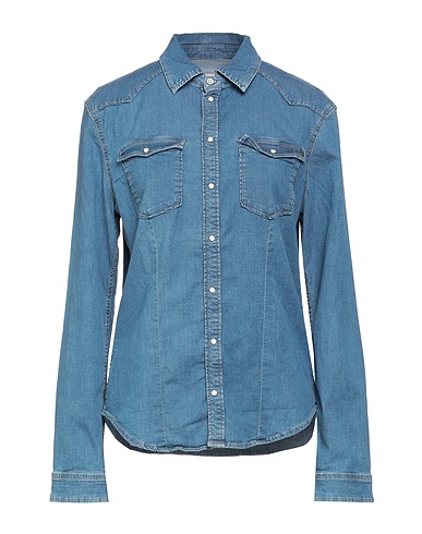 PEPE JEANS Chemise en jean Bleu 98% Coton, 2% Élasthanne