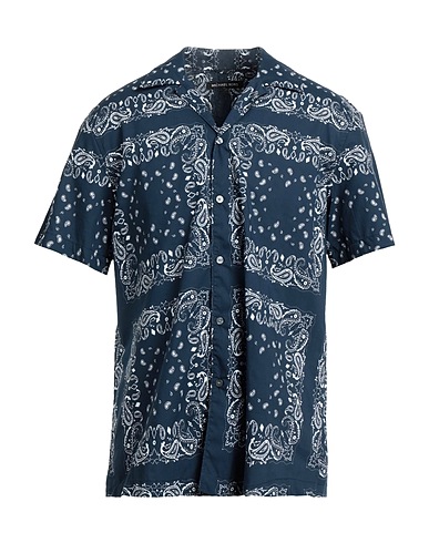 MICHAEL KORS MENS Chemise fantaisie Bleu nuit 55% Coton, 45% Lyocell