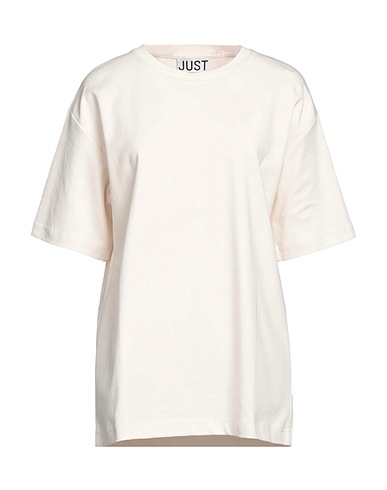 JUST FEMALE Camiseta Marfil 100% Algodón