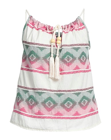 VANESSA SCOTT Top Vert 90% Coton, 8% Polyester, 2% Autres fibres